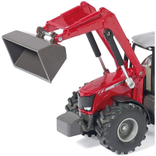 Traktorek Massey Ferguson z ładowarką model metalowy SIKU S1985